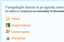 Zet je afspraken in je agenda