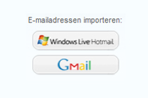 Hotmail en Gmail contacten ophalen